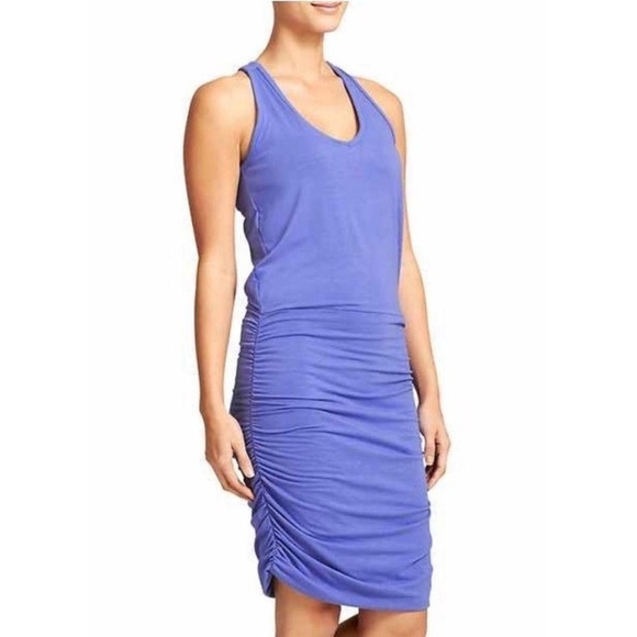 Athleta Lavender Tee Racerback Dress Size M - Picture 2 of 7